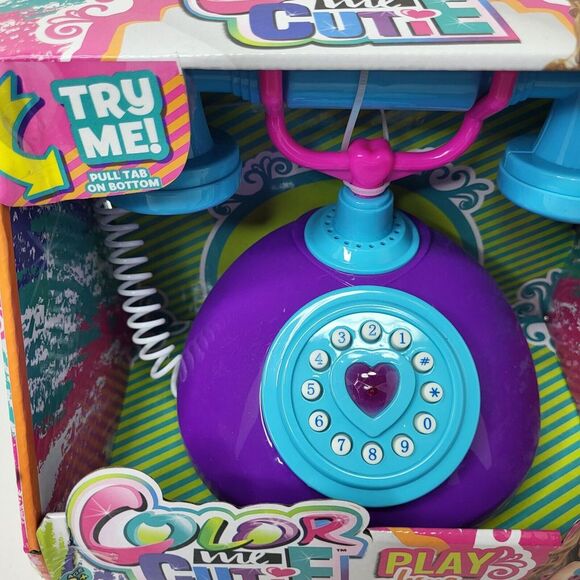 JA-RU Color Me Cutie Battery Operated Play Purple Kid's Phone Toy Gift - Picture 2 of 13
